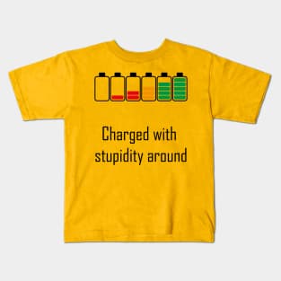 Battarey charged Kids T-Shirt